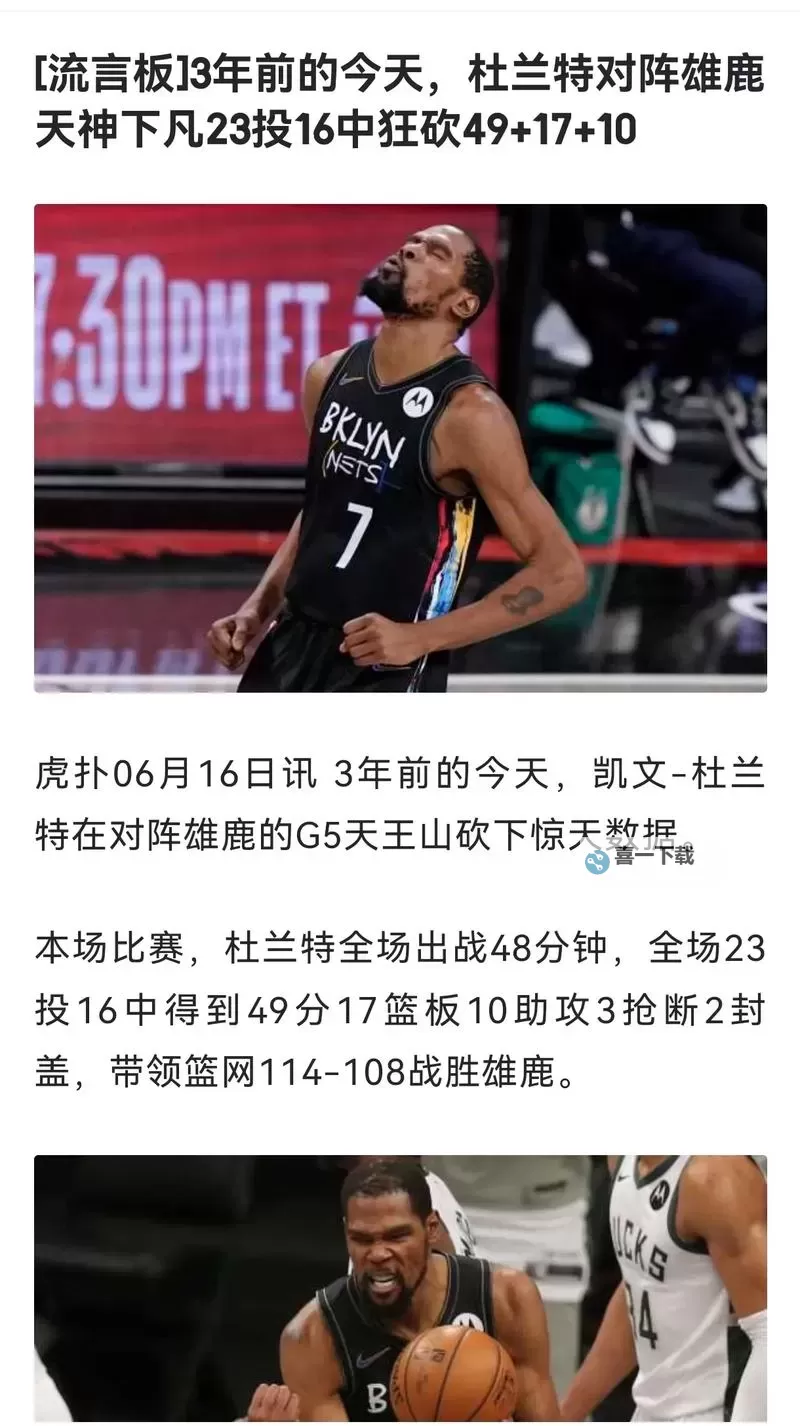 杜兰特狂砍30分，篮网取得赛季第二场胜利图2