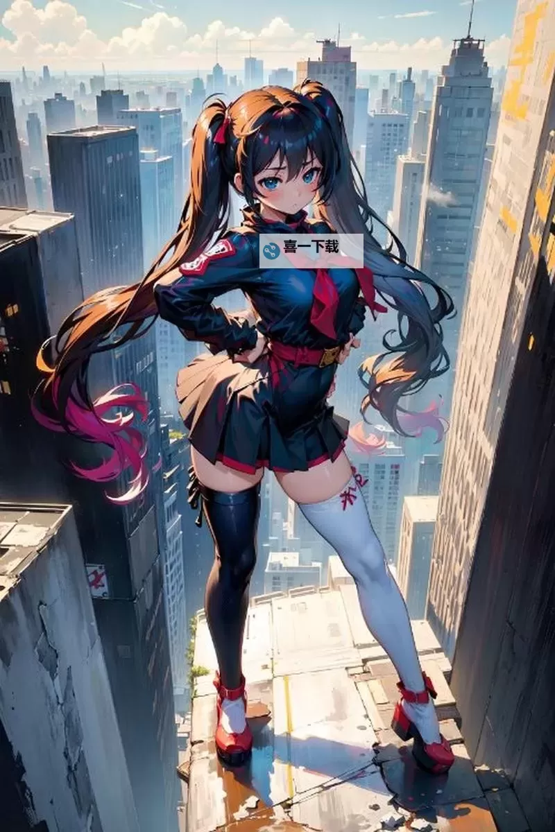 强插双马尾：萌系少女的逆转魅力图1