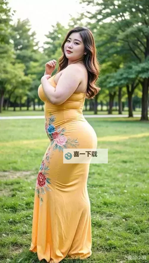 色大肥女BBW：展现真我魅力的美丽人生图1