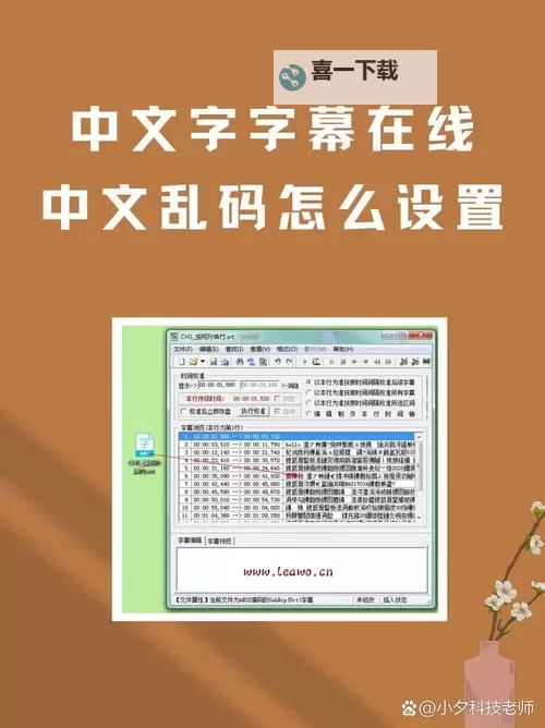 解决中文字字幕在线乱码视频的方法与技巧解析图1