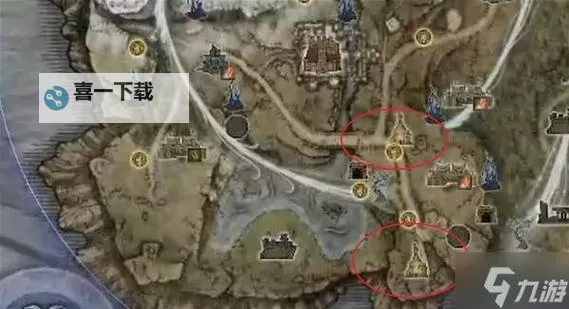 《艾尔登法环黑夜君临》跑图路线规划与BOSS挑战顺序推荐图1