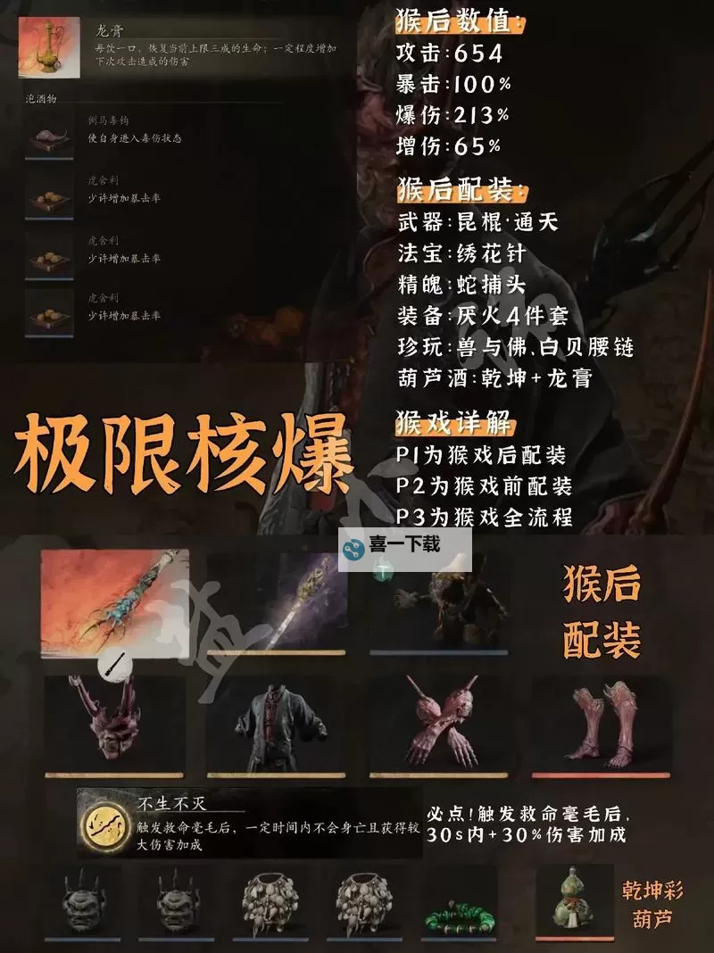 《黑神话悟空》高周目速杀流配装加点推荐 速杀流怎么玩图2