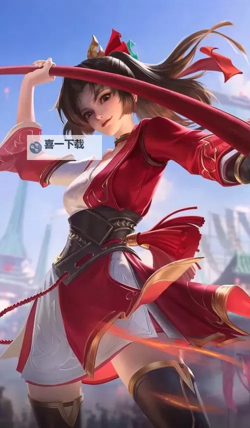 云缨拿枪奖励自己核心图:展现力量与自信的精彩瞬间图1