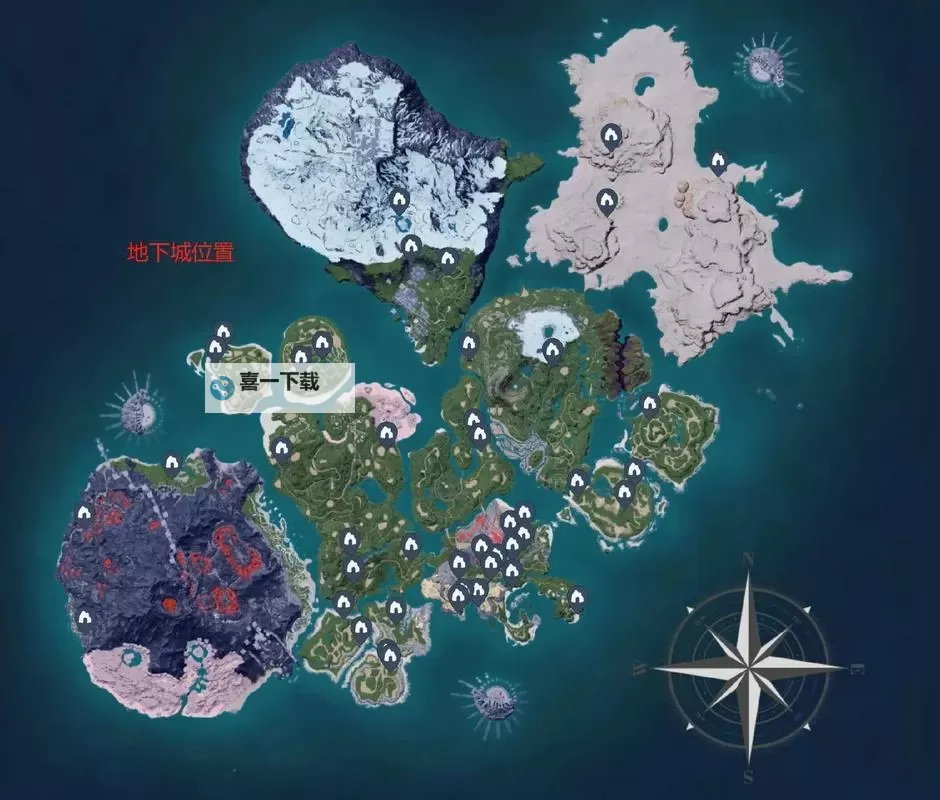 《幻兽帕鲁》君王美露帕位置一览 君王美露帕位置在哪图1