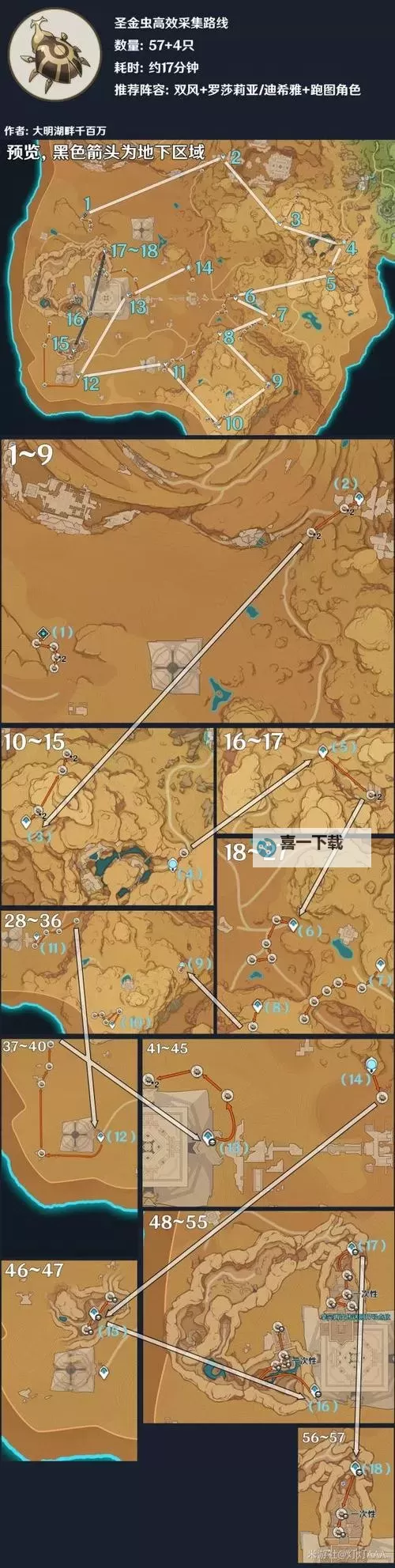 《原神》高效率刷丘丘人路线推荐图1