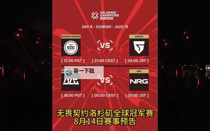 《无畏契约》全球冠军赛首轮分组名单图1