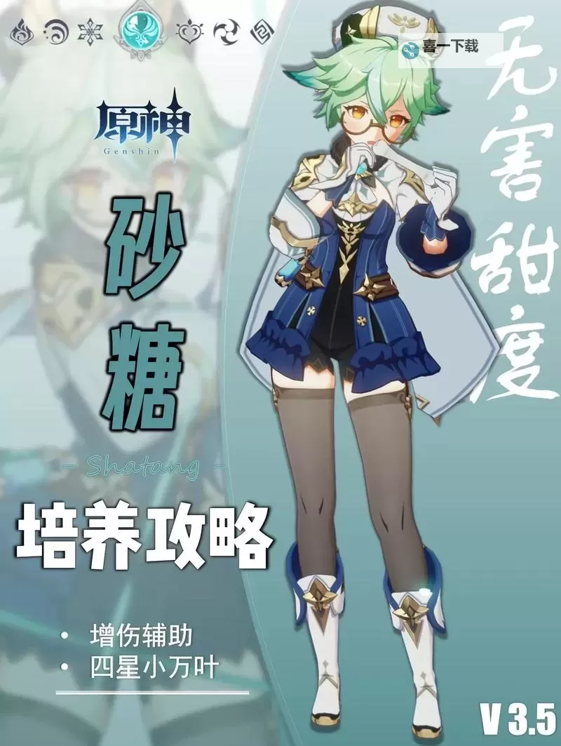 《原神》1.4版砂糖天赋与定位玩法详解图1