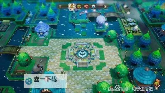 《幻想生活i》森林风格建造参考图1