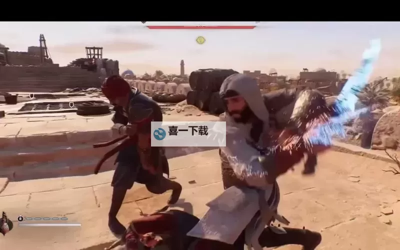 《刺客信条起源》近战武器处决动作展示图1