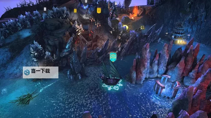 魔法门10:传承 艾金半岛全地图 城市、解谜、训练、雇佣兵、方尖碑位置注明图2