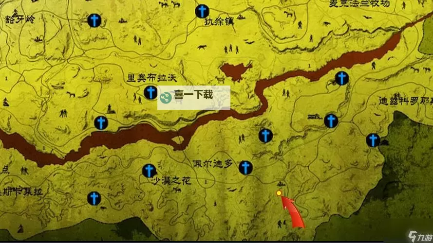 荒野大镖客1全收集互动地图上线图1