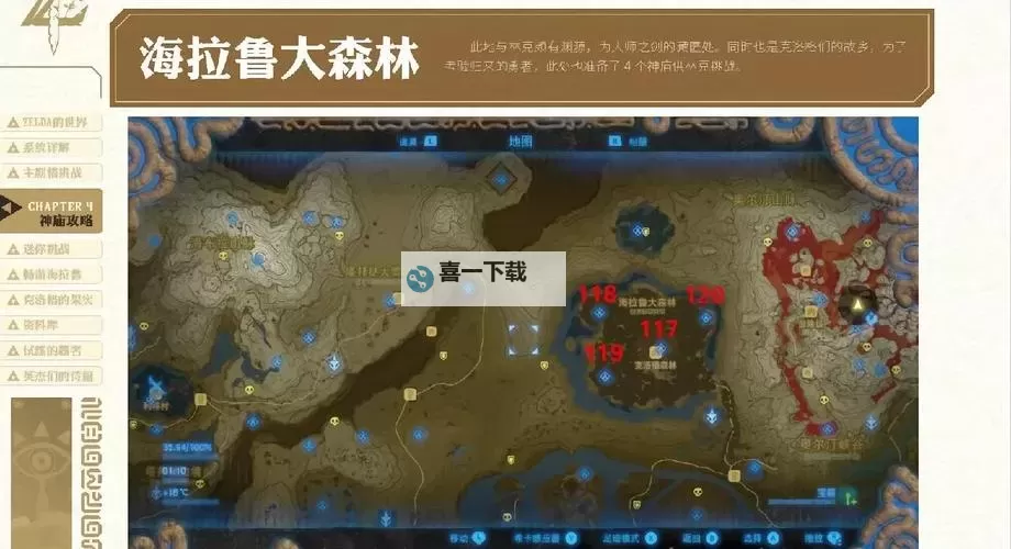 《塞尔达传说荒野之息》42神庙挑战触发位置及NPC一览图2