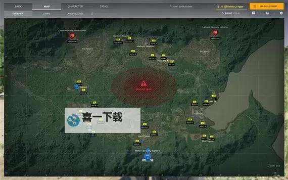 《灰区战争》新手村市场BOSS点位 FIRSTHIT任务攻略图1