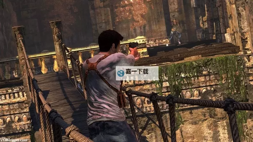 神秘海域:德雷克船长的宝藏 第三章初期邪道玩法演示图1