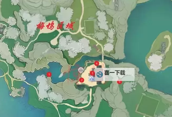 《射雕》无定坊五蕴灯及任务位置攻略图1