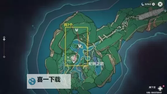 《原神》千织培养材料血斛采集攻略 血斛采集路线分享图1