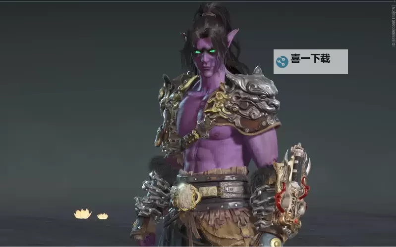 《永劫无间》伊利丹怒风捏脸数据分享图1