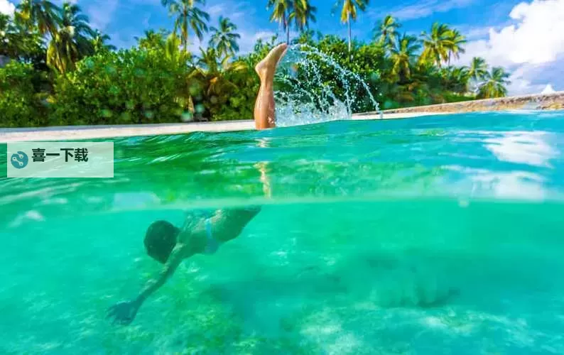 在水里游泳一做边：畅享水中自由的时光图2