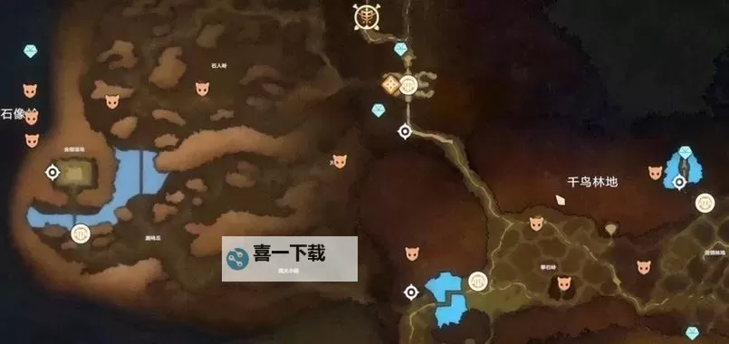 《妖之乡》邪魔首领位置一览图1