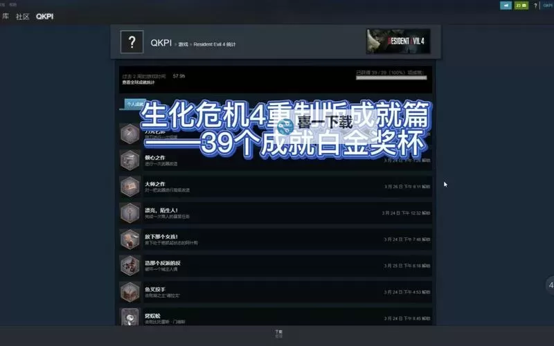 《生化危机2重制版》难点奖杯获得指南图1