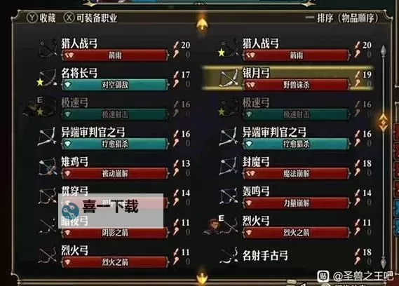 《圣兽之王》前期职业兵种克制关系表 兵种伤害克制表图1