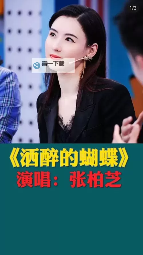 琥珀色夜色中：张柏芝酒醉的蝴蝶梦幻迷离图1