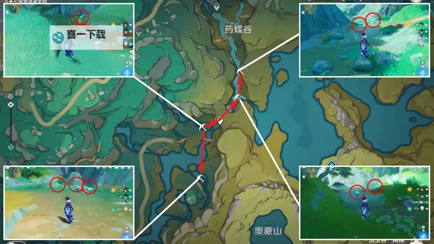 原神清水玉怎么采集 4.4清水玉采集路线推荐图2