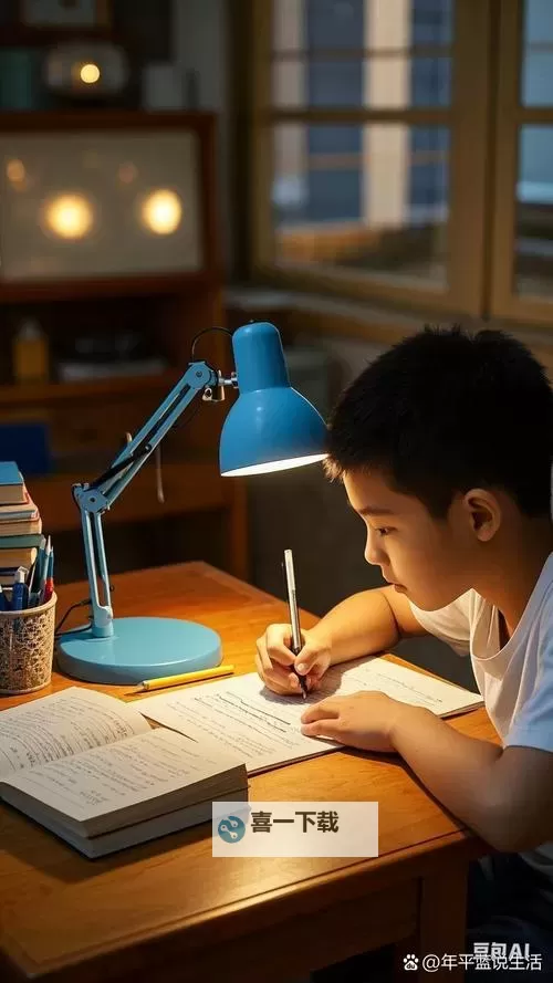 幸运的意外：我竟然坐在学霸棍子上写作业图1