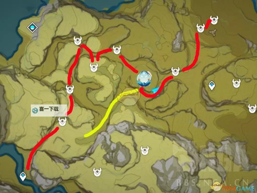 《原神》盗宝团刷新点位一览图1