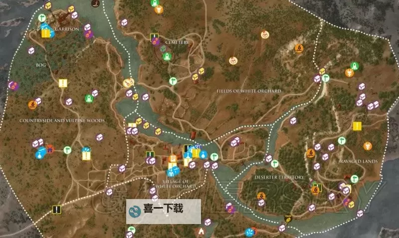 《巫师3》百果园墓地开门方法 百果园墓地怎么进图1