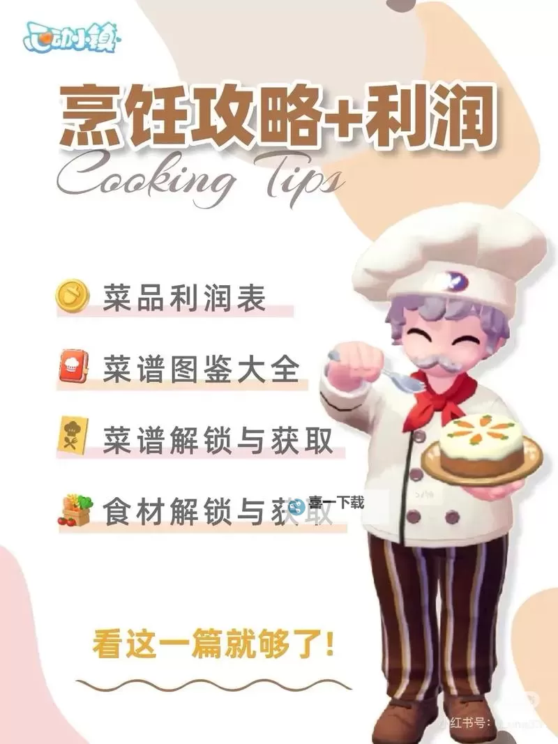 《心动小镇》烹饪赚钱指南图1