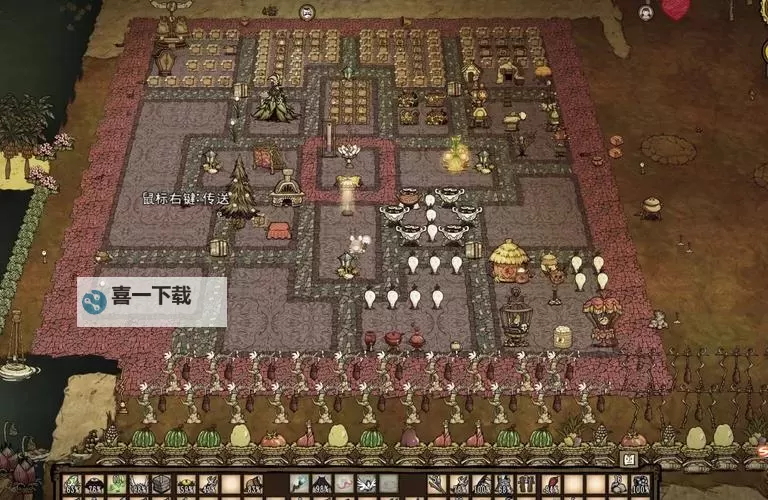 《饥荒》千年狐人物基地建造布局图文介绍图1