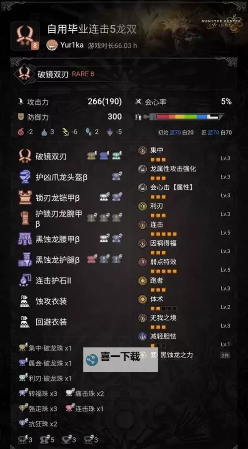 《怪物猎人荒野》高容错弓弱特5配装分享图1