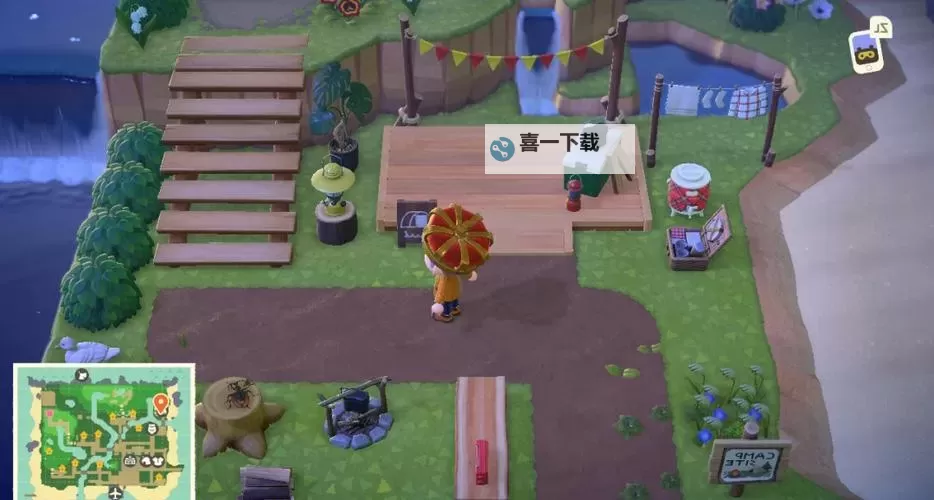 《动物森友会》清新田园风岛屿设计参考图1