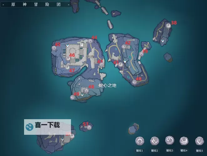 《原神》渊下宫59个键纹全收集攻略图1