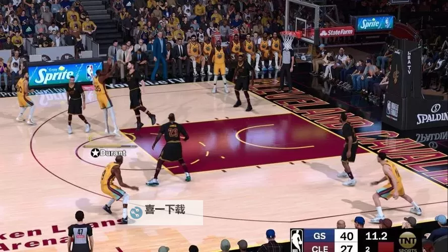 《NBA2K18》总决赛勇士VS骑士第四场分析图1