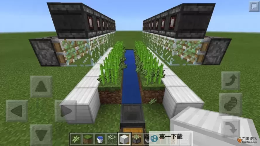 《我的世界》甘蔗自动收割机制作教程 甘蔗自动收割机怎么做图1