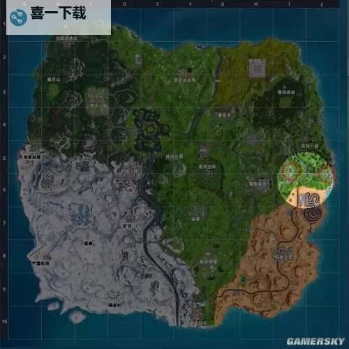 《堡垒之夜》新版本打野攻略 打野区域选择图1