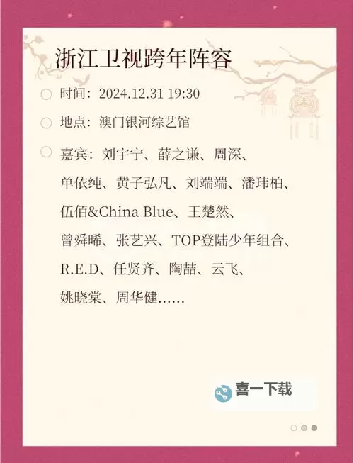 B站2024跨年晚会明星嘉宾阵容一览图1