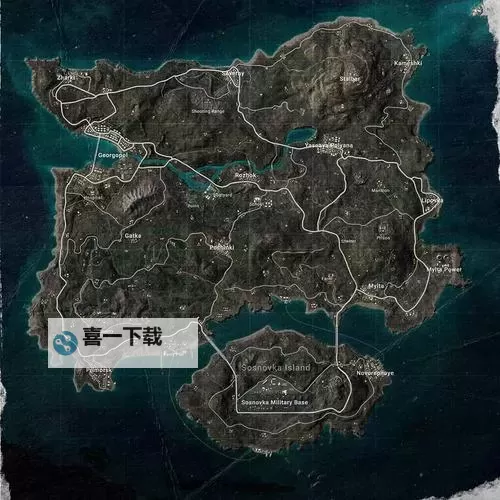 《绝地求生大逃杀》学校地形及搜索路线解析 绝地求生大逃杀学校地图图1