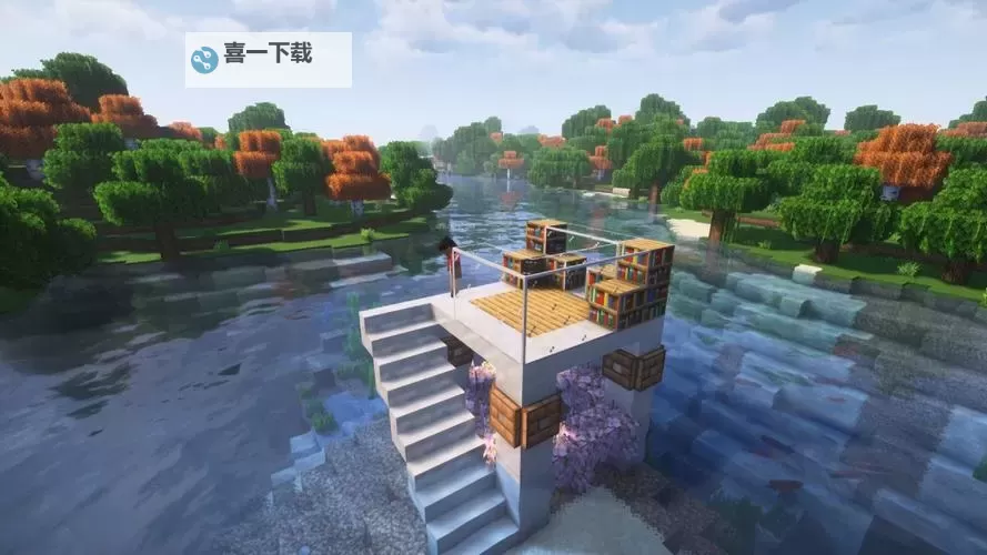 《我的世界》水下别墅建造教学 水下别墅怎么造图1