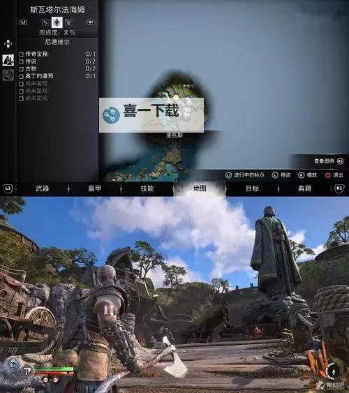 《战神5诸神黄昏》废弃的村落奥丁渡鸦收集攻略 废弃的村落奥丁渡鸦位置图1